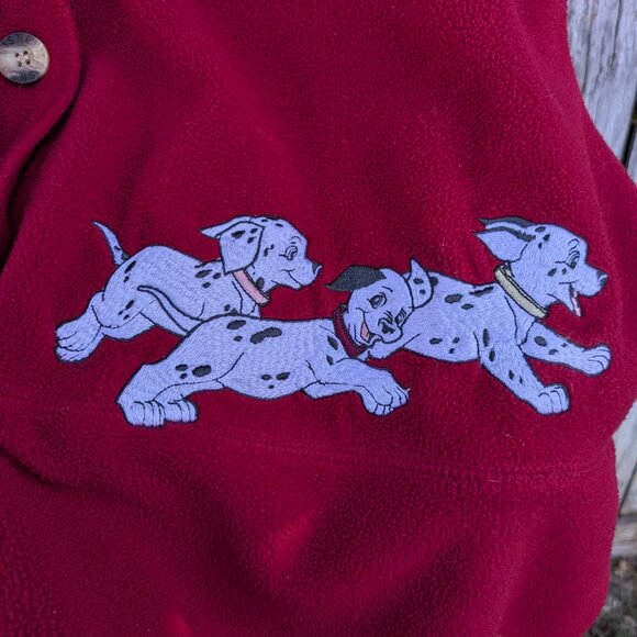 101 Dalmatians Fleece Embroidered Women's Jacket - Picture 4 of 14